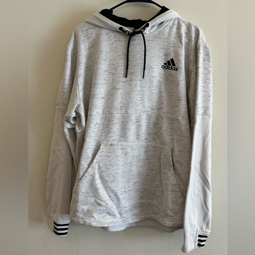 Adidas Men's Gray Hoodie